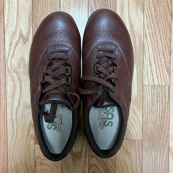 SAS Free Time Tripad Comfort Walking Shoes‎ Women Size 9 Brown Leather (E1) - Picture 1 of 6